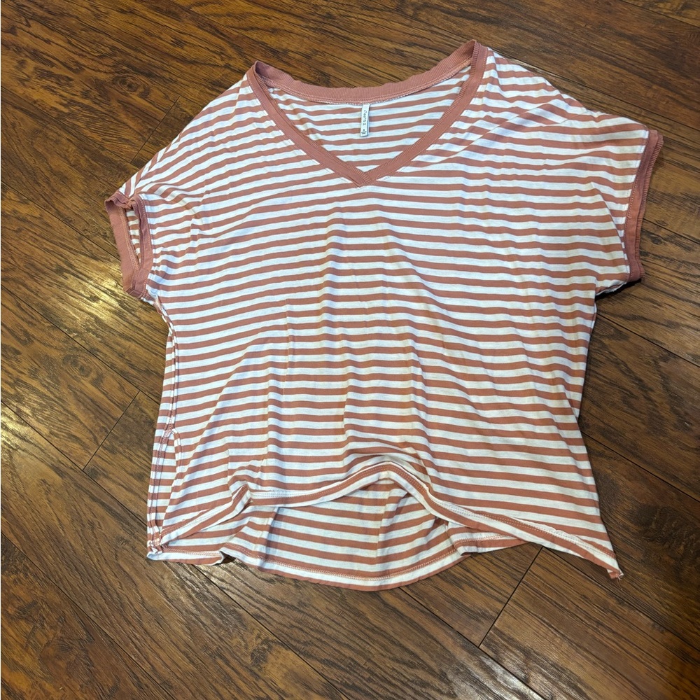 Z Supply Striped V-Neck T-Shirt